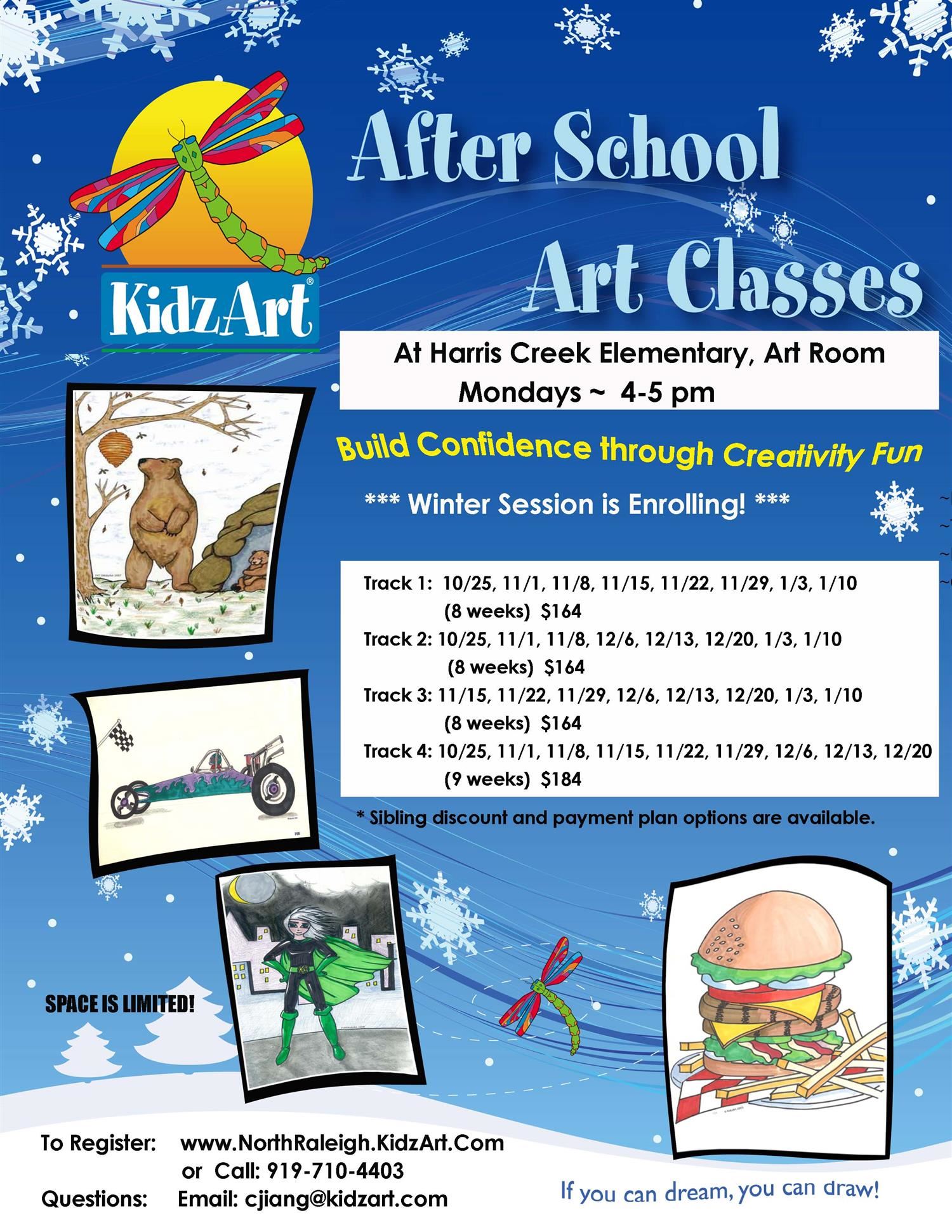 Kidz Art flyer Kidz Art flyer